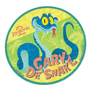 3D-JP疯狂动物城系列徽章拼图朱迪尼克盖瑞周边胸针包包diy装饰