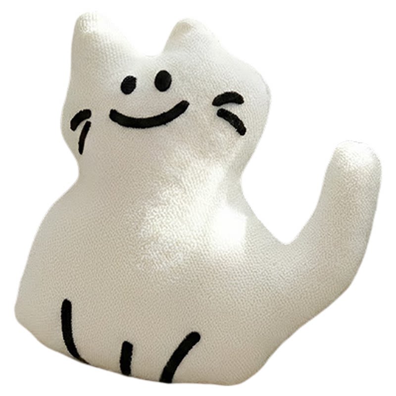可爱猫卡通异形抱枕ins风