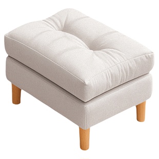 垫脚凳实木脚踏凳家用门口换鞋凳客厅现代简约沙发矮凳软包折叠凳