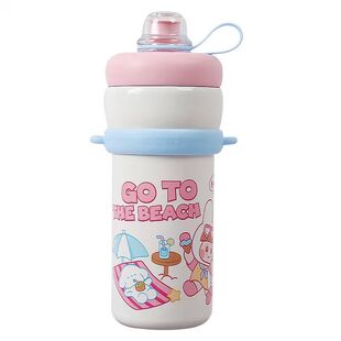 冬季新款高颜值大容量保温杯700ML儿童便携随行学生吸管水杯子