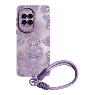 适用华为nova15手机壳nova15pro保护套nova15ultra新款14硅胶13繁花葫芦pro全包ultra腕12带11挂绳nova女系列