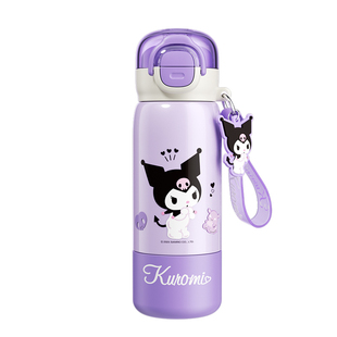 库洛米儿童保温杯初中生上学专用吸管水杯女生高颜值2025新款杯子