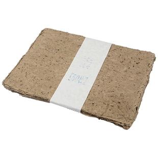 锦记大徽堂桑皮土纸仿古做旧宣纸小品书法纸敦煌小写意国画楮皮构树皮艾条封酒包装半生半熟书法参赛毛边纸