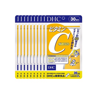 【自营】日本进口DHC补充维生素C60粒*10袋