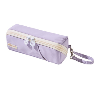 三年二班x嗨士袋 便携菱形笔袋可平摊大开口2025新款简约高颜值ins风文具袋初中小学生文具盒小众铅笔盒男女F