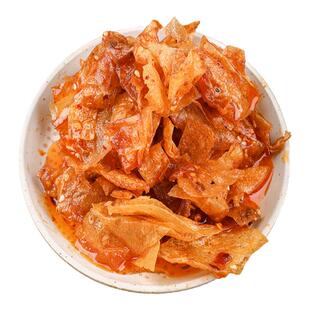 何敖魁辣条大辣片老平江豆皮泡泡皮干兰花豆干冷吃豆皮零食即吃