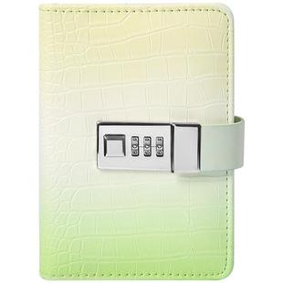 卡杰A7随身密码本简约ins风口袋本便携笔记本本子高颜值少女心手帐本学生带锁日记本办公手账本子可定制logo