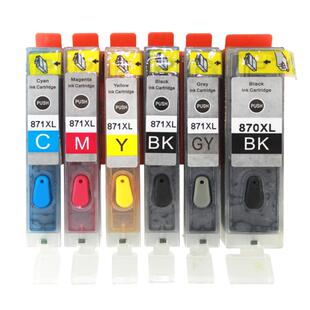 适用佳能TS8080 MG7780墨盒 MG5780 MG6880 MG5700 MG7700 TS9080 TS5080 TS6080 870/871打印机填充小连供