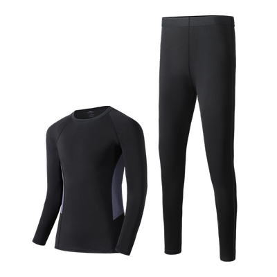 冬季加绒儿童速干运动套装