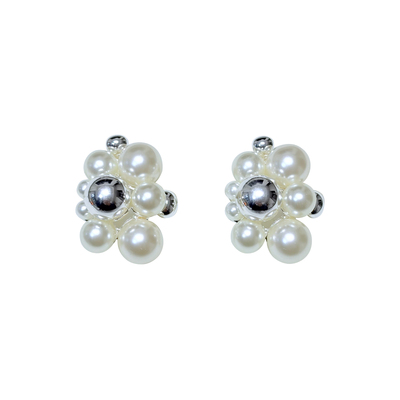 Starryee法式复古珍珠璀璨耳钉女