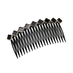 碎发夹女夏后脑勺碎发整理插梳夹子固定头发珍珠发卡发梳插梳发饰