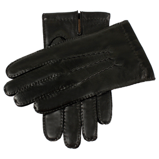 贝克汉姆同款可触屏|DENTS羊绒内里御寒加厚羊皮男手套5-9201礼盒