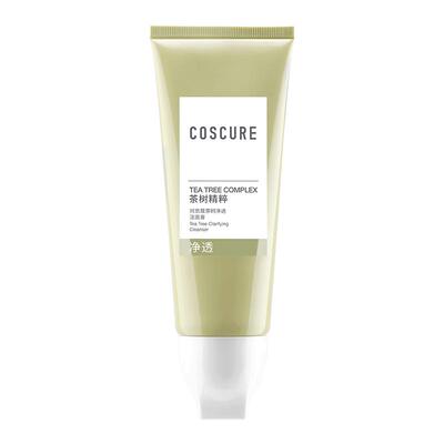 油皮控油祛痘印茶树洗面奶男女