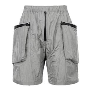 「讶梦」仓守银色金属尼龙拳击短裤P13-SV「侵蚀装备」