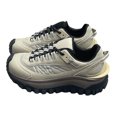 复古网面透气厚底增高老爹鞋