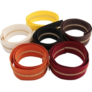 手工皮革工具 黄铜YKK拉链 超高品质 双向顺滑 Y牙 3号 5号 拉链