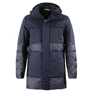 Hugo Boss雨果博斯男士中长防泼水连帽羽绒服银泰百货精品 300095