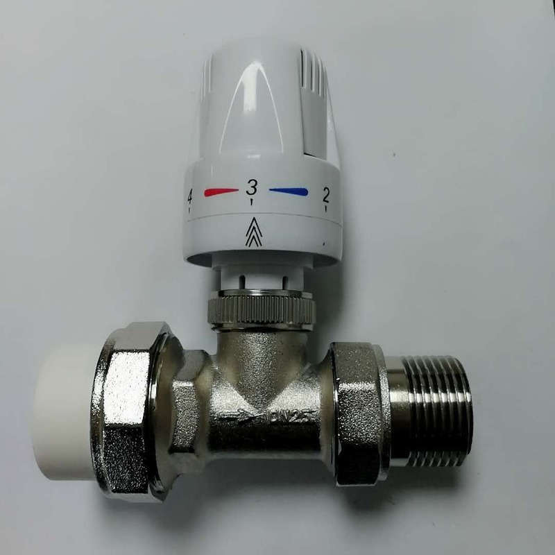 恩祥阀门PPR三通散热器恒控阀 自动温控阀 暖气阀门