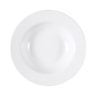 怀瑾西餐牛排餐盘高级感陶瓷白色盘子家用菜盘早餐意面盘草帽盘