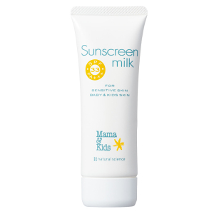 MamaKids儿童防晒霜婴儿宝宝SPF33防水防汗水润感物理防晒乳80g