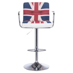 家用吧台椅升降高脚凳酒吧桌椅现代简约化妆靠背椅前台收银旋转椅