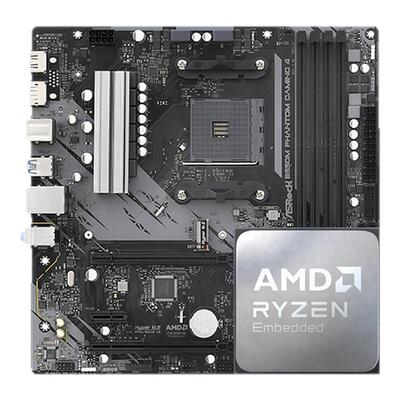 AMD R5 5500 56X GT 5700X 5800X华擎B450M幻影电竞B550主板U套装
