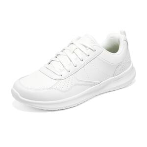 Skechers斯凯奇男鞋商务休闲鞋小白鞋户外通勤鞋厚底运动绑带板鞋