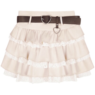 少女斗志蛋糕裙甜亚半身裙