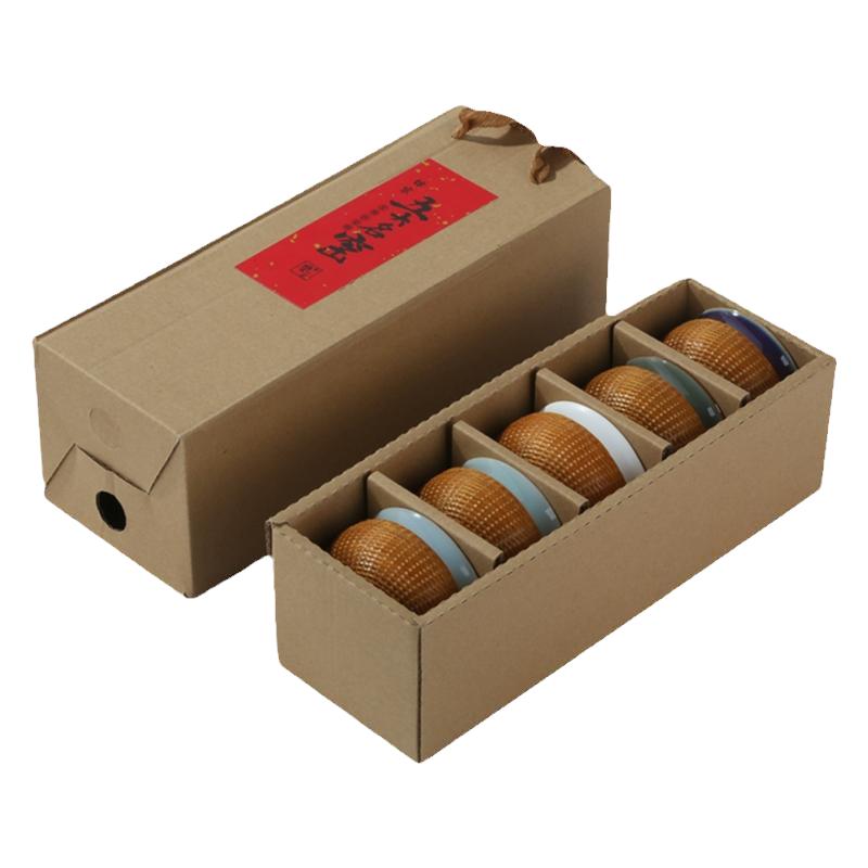 新中式五大窑竹丝扣瓷陶瓷茶具