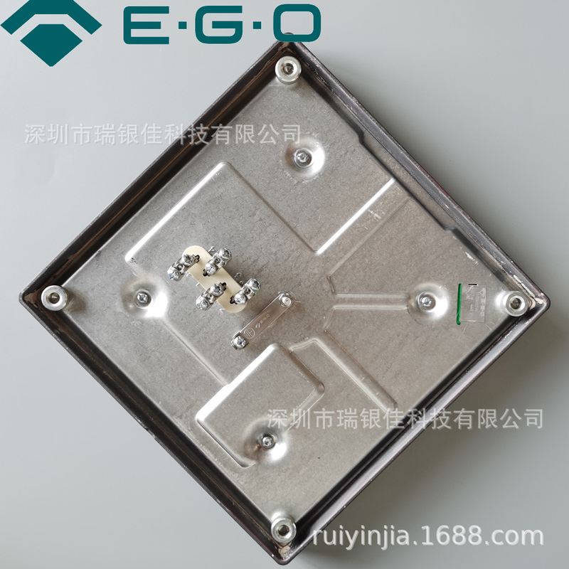 德国EGO4KW电热板 船用440V扒炉铸铁盘 300X300矩形 11.33460.196