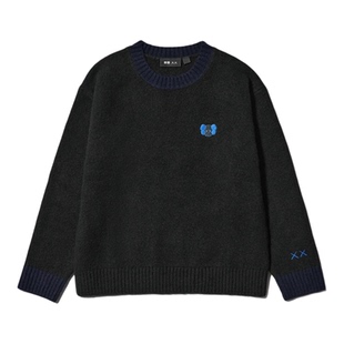 童装KAWS souffle yarn舒芙蕾圆领针织衫长袖毛衣478143