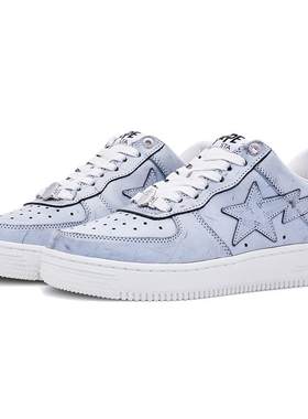 BAPE男鞋旧纹理BAPESTA休闲鞋