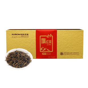 润邦茶业湖北特产利川红【旗红】条盒高山恩施硒茶红茶礼盒120g