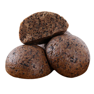 黑青稞苦荞麦黑全麦馒头无糖精窝窝头杂粮粗粮手工低脂主食8个