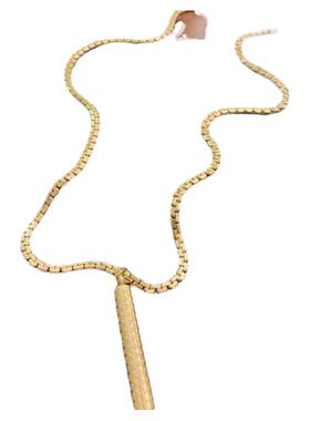 印花网红钛钢时尚水柱毛衣链