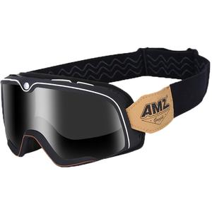 AMZ复古机车头盔护目镜摩托车哈雷风镜越野全盔骑行防护眼镜通用