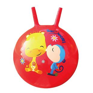 费雪羊角球感统训练瑜伽球弹力小孩弹跳高蹦蹦球儿童跳跳球幼儿园