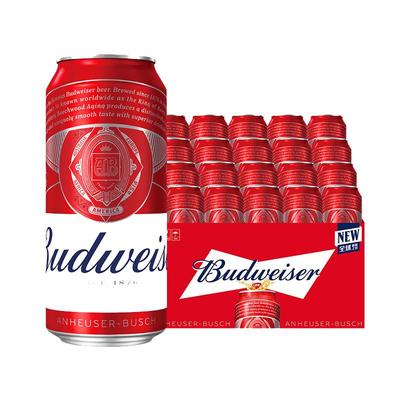 百威经典红罐啤酒450ml*20听