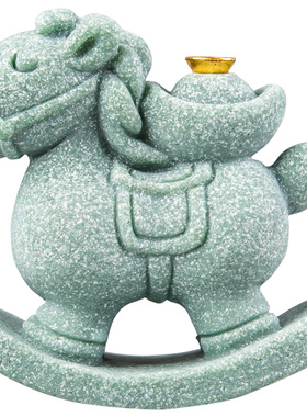 器物志青砂石摆件国潮桌面茶宠