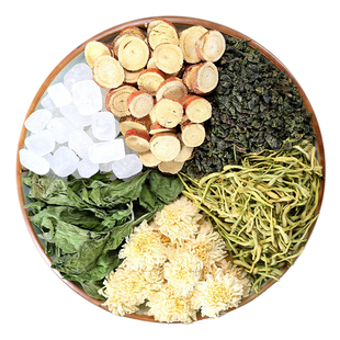 清心下火茶薄荷金银花茶甘草熬夜肝火旺盛泻火消暑清凉正品冲泡水