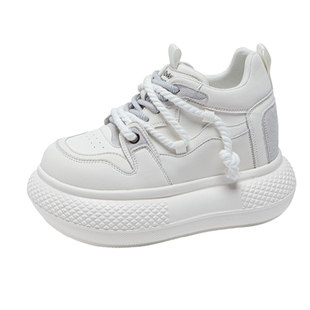 震地王厚底2026春夏新款内增高松糕高跟10cm潮酷老爹鞋女运动单鞋