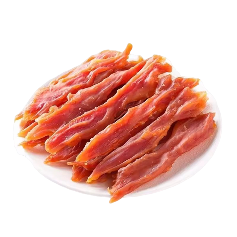 400g金毛泰迪狗零食鸭肉条