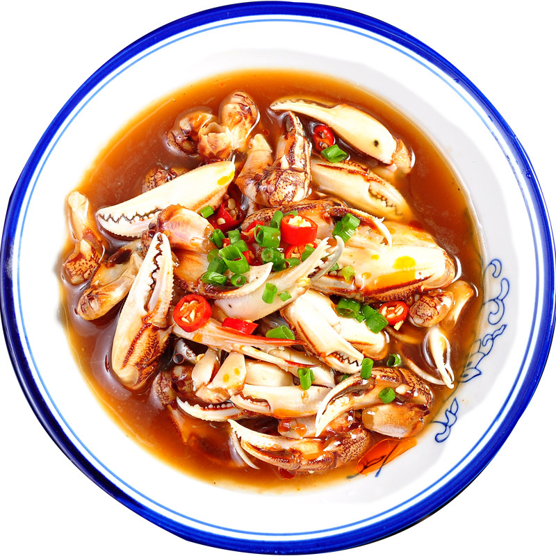麻辣醉蟹钳400g冷盘菜食材