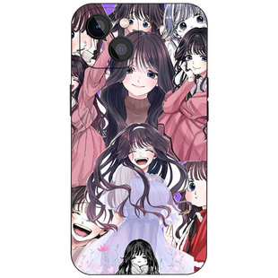 薰香花朵凛然绽放和栗薰子手机壳适用苹果16小米15华为P40红米K80动漫VIVO液态硅胶OPPO13磁吸iPhone17ProMax