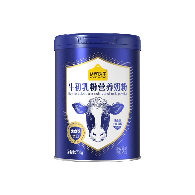 认养一头牛牛初乳奶粉中老年全家