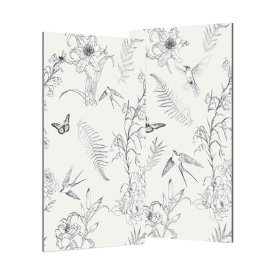 厕所柔光浴室背景墙法式连纹瓷砖