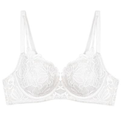 歌力诺软钢圈式拼接棉杯聚拢文胸