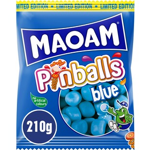 现货荷兰Maoam blue蓝色球酸粉糖夹心水果味糖球果汁软糖酸爽糖果