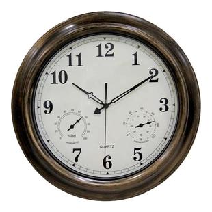 户外防水挂钟花园温泉酒店厨房防雾时钟健身游泳池浴室防潮汽挂表