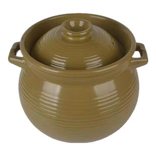 广西传统土砂锅老式陶瓷高温不裂瓦罐汤锅煮粥家用燃气土沙锅盖子